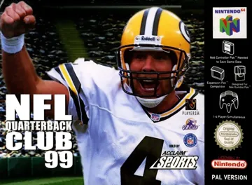 NFL Quarterback Club 99 (Europe) box cover front